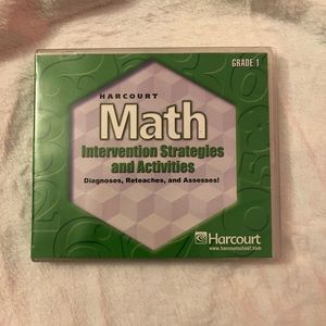 Harcourt Grade 1 Math Interventions Strategies and Activities CD